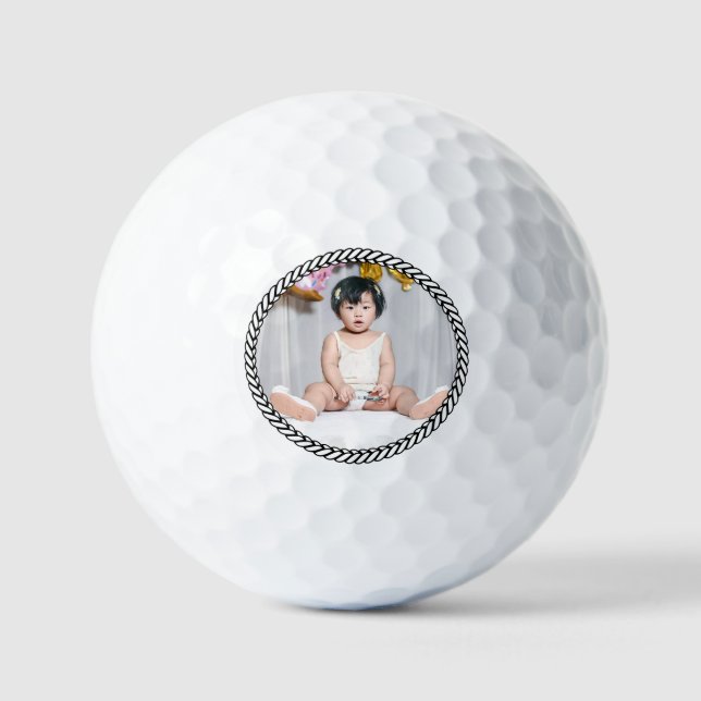 Create Your Own Custom Family Photo  Golf Balls (Front)