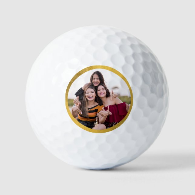Create Your Own Custom Family Photo  Golf Balls (Front)