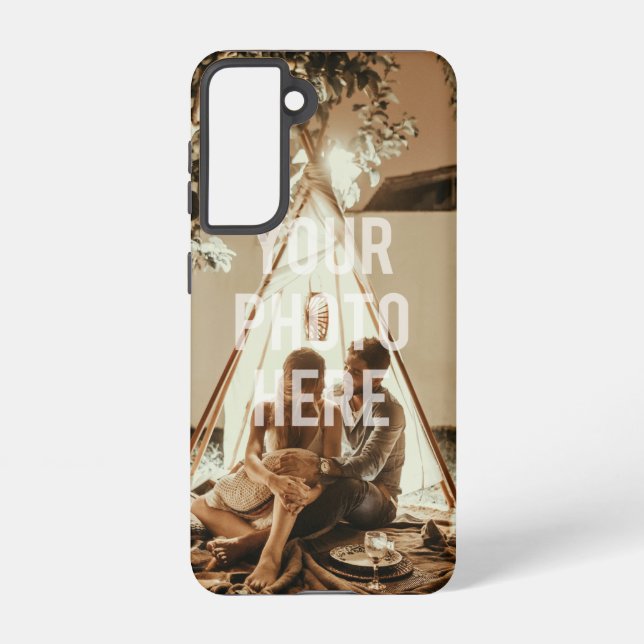 Create Your Own Custom Family Photo Keepsake  Samsung Galaxy S21 Case (Back)