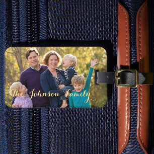 Create Your Own Custom Family Photo Luggage Tags
