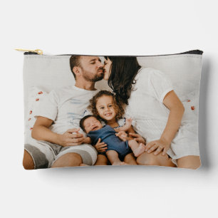 Create Your Own Custom Family Photo Personalised   Accessory Pouch