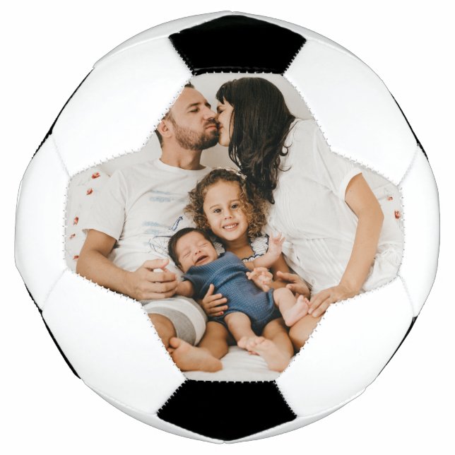 Create Your Own Custom Family Photo Personalised Football (Front)