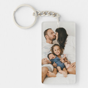 Create Your Own Custom Family Photo Personalised   Key Ring