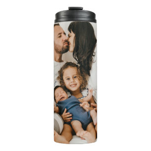 Create Your Own Custom Family Photo Personalised Thermal Tumbler