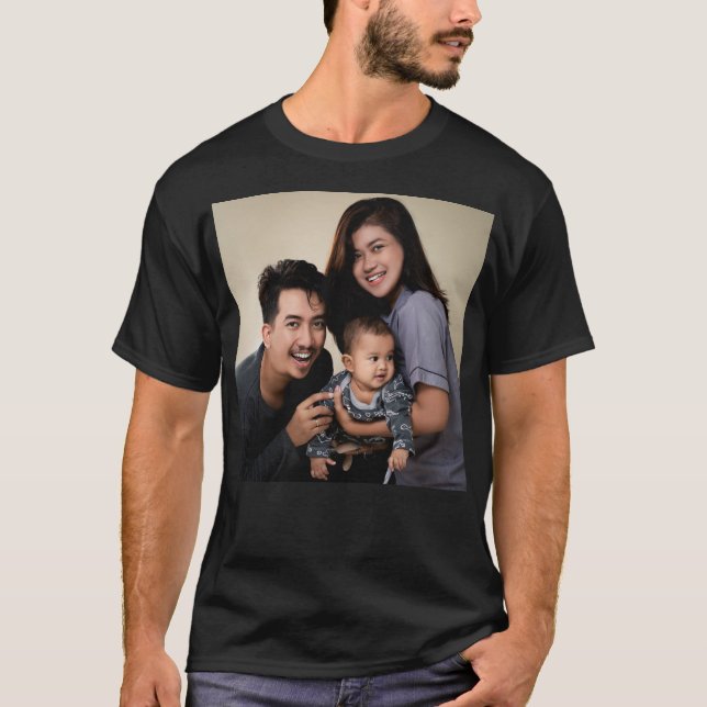 Create Your Own Custom Family Photo T-Shirt (Front)