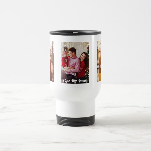 Create Your Own Custom Family Photo Travel Mug (Center)