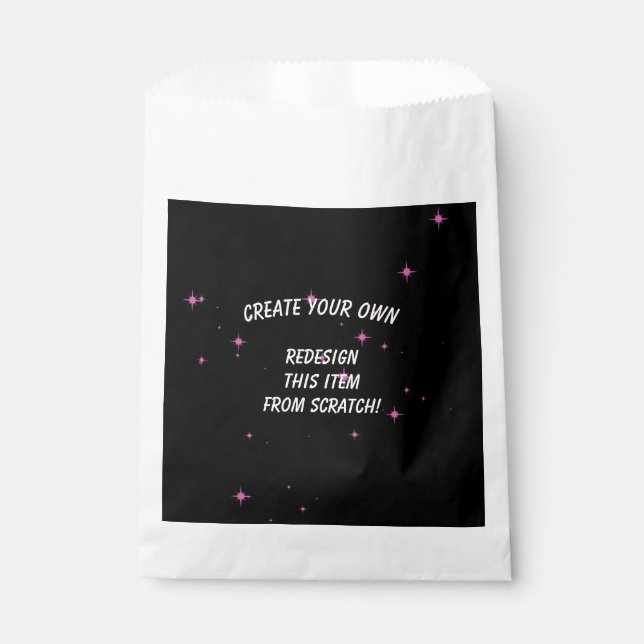 Create Your Own Custom Favour Bags (Front)