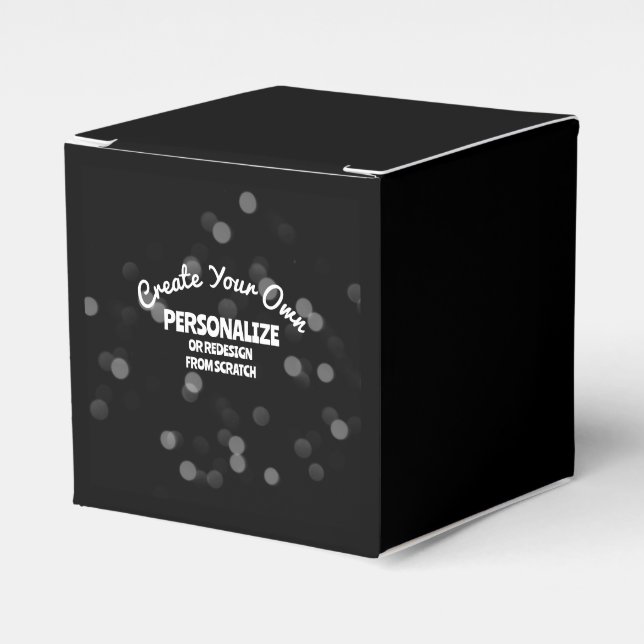 Create Your Own Custom Favour Box (Front Side)