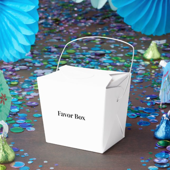 Create Your Own Custom Favour Box (Party)
