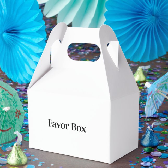 Create Your Own Custom Favour Box (Party)