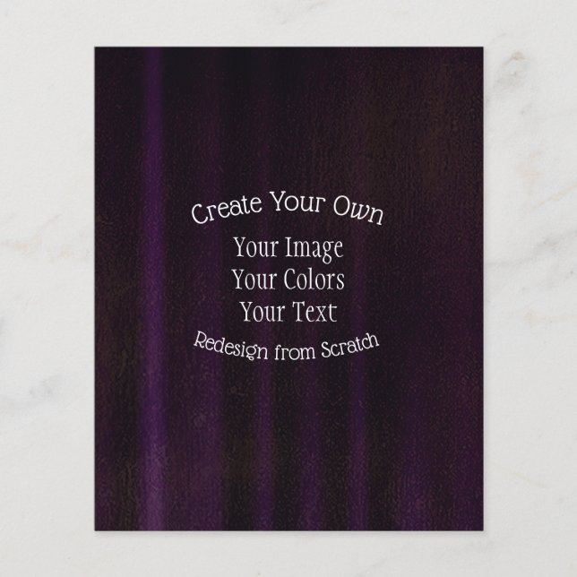 Create Your Own Custom Flyer (Front)