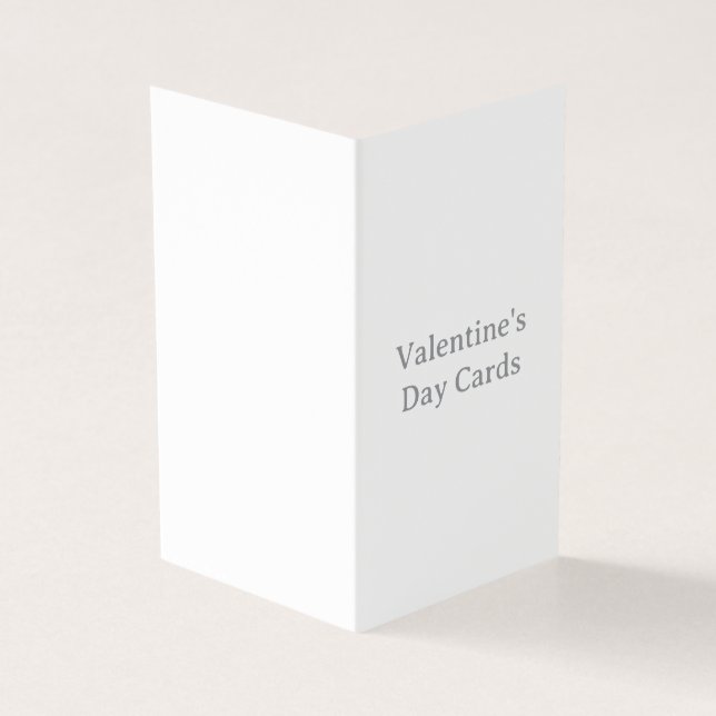 Create Your Own Custom Folded Valentine's Day (Outside)