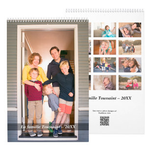 Create Your Own Custom French Photo Calendar