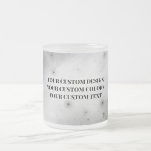 Create Your Own Custom Frosted Glass Coffee Mug