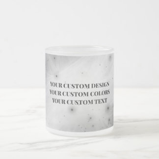 Create Your Own Custom Frosted Glass Coffee Mug