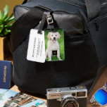 Create your own custom full photo monogram luggage tag<br><div class="desc">Modern luggage tag with full custom photo.
You can add your own most beautiful photo to personalise it.
You can change the name, monogram and text, if you need help please contact me.</div>