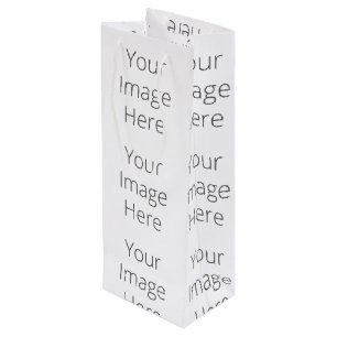 Create Your Own Custom Gift Bag - Wine, Glossy