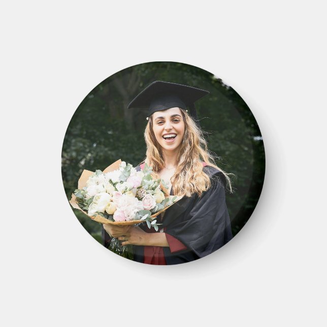 Create Your Own Custom Graduate Photo Magnet (Front)