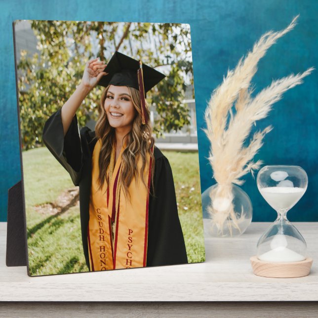 Create Your Own Custom Graduate Photo Plaque (Side)