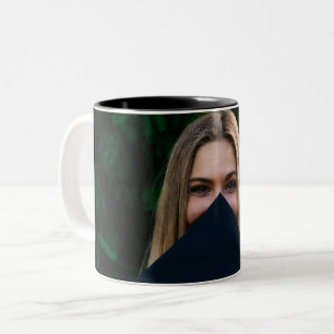 Create Your Own Custom Graduate Photo Two-Tone Coffee Mug