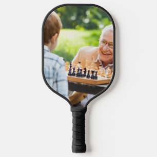 Create Your Own Custom Grandchildren Photo Gift Pickleball Paddle