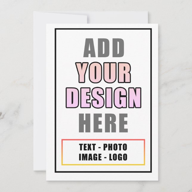 Create your own custom grandfather Grandpa Image Thank You Card (Front)