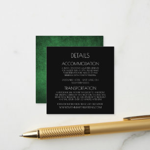 Create Your Own Custom Green Grunge Enclosure Card