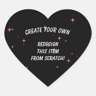 Create Your Own Custom Heart Sticker