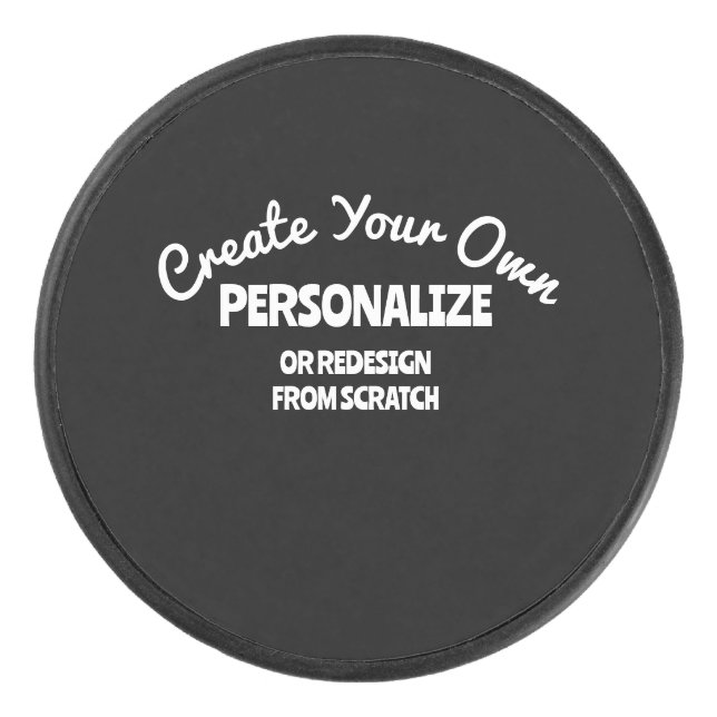 Create Your Own Custom Hockey Puck (Front)
