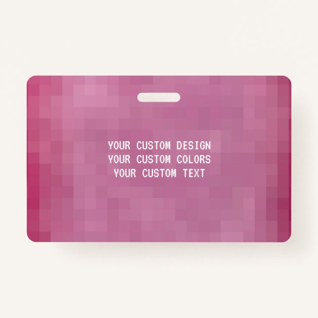 Create Your Own Custom ID Badge (Front)