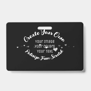 Create Your Own Custom Image ID Badge