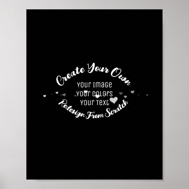Create Your Own Custom Image Poster (Front)