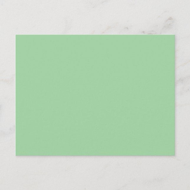 Create Your Own Custom Irish Sea Green Postcard (Front)
