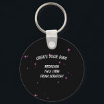 Create Your Own Custom Key Ring<br><div class="desc">High quality, fully customisable products for you to personalise any way you like! We offer a huge collection of easy-to-customise business and school supplies, wedding, party and special event decorations, supplies and favours, custom clothing, accessories and merch for people of all ages, collectable gifts, home decor and more. Visit Pop...</div>