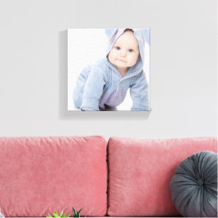 Create Your Own Custom Kids Children Photo Modern Canvas Print