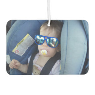 Create Your Own Custom Kids Children Photo Modern Car Air Freshener