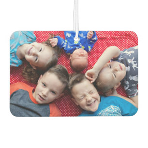 Create Your Own Custom Kids Children Photo Modern Car Air Freshener