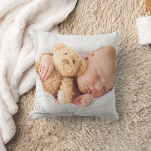 Create Your Own Custom Kids Children Photo Modern Cushion