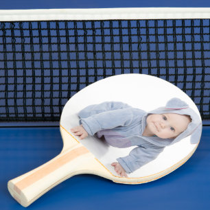 Create Your Own Custom Kids Children Photo Modern Ping Pong Paddle