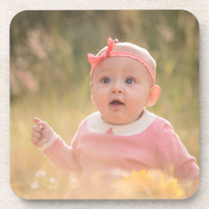 Create Your Own Custom Kids Children Two Photo Coaster