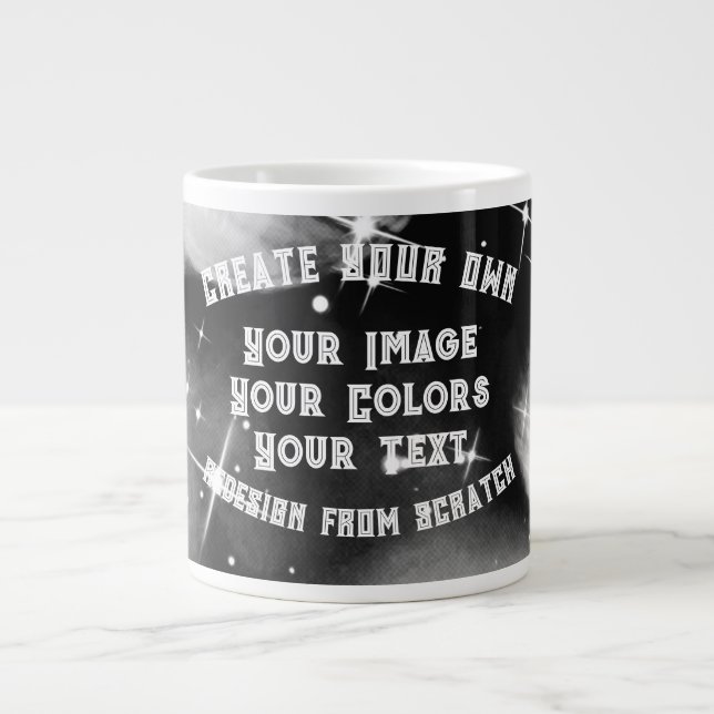 Create Your Own Custom Large Coffee Mug (Front)