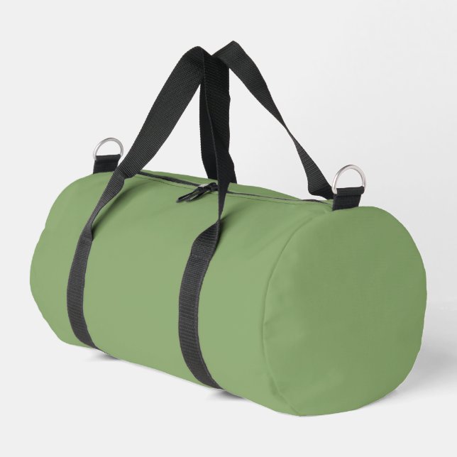 Create Your Own Custom Light Green Duffle Bag (Left Corner)