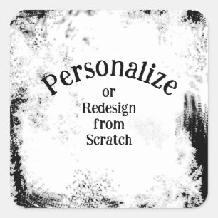Create Your Own Custom Logo/Art Square Sticker