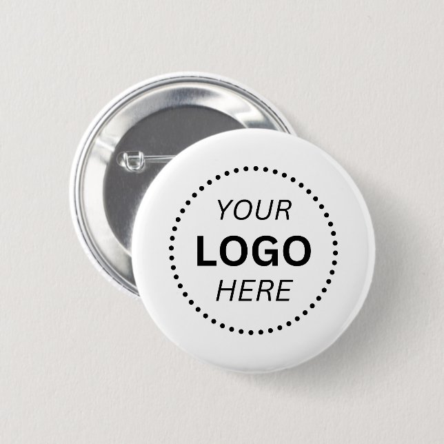 Create Your Own Custom Logo Design 2¼ Inch Round 6 Cm Round Badge (Front & Back)