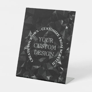Create Your Own Custom Logo/Design Pedestal Sign