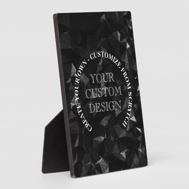 Create Your Own Custom Logo/Design Plaque (Side)