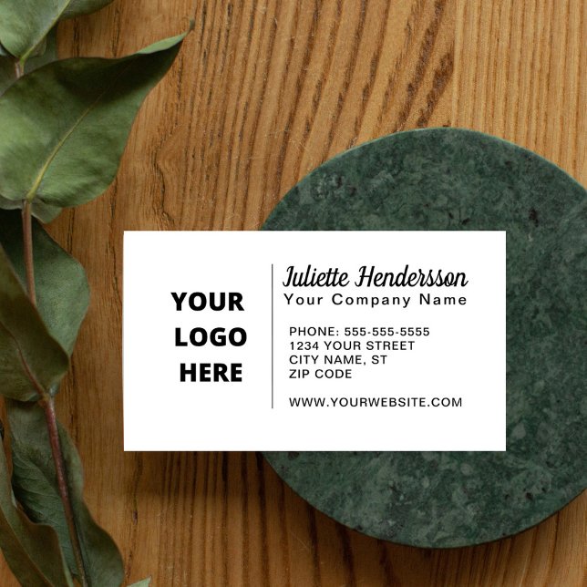 Create Your Own Custom Logo Modern/Elegant Business Card (Creator Uploaded)