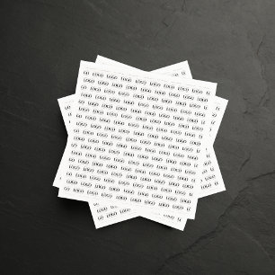 Create Your Own Custom Logo Pattern Business Party Napkin
