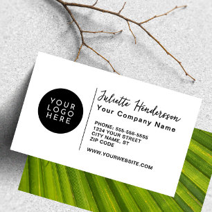 Create Your Own Custom Logo Photo Elegant Business Business Card