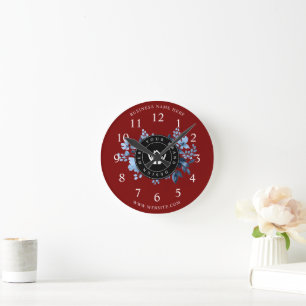 Create Your Own Custom Logo Round Clock